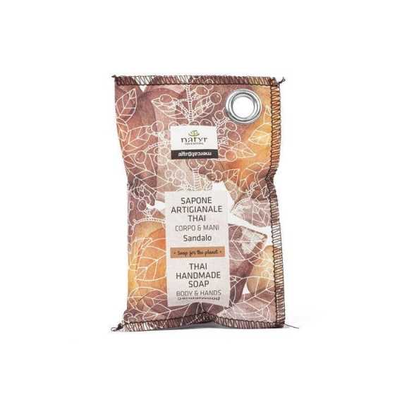 Savon thaïlandais artisanal - Bois de santal - Sachet en papier - 100 g