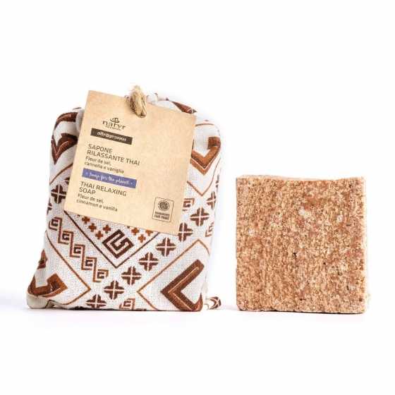 Handgemachte Thai-Seife mit entspannender Wirkung, Zimt & Vanille – 100 g