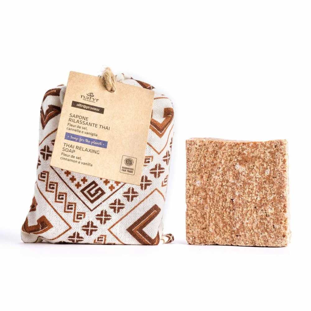 Handgemachte Thai-Seife mit entspannender Wirkung, Zimt & Vanille – 100 g