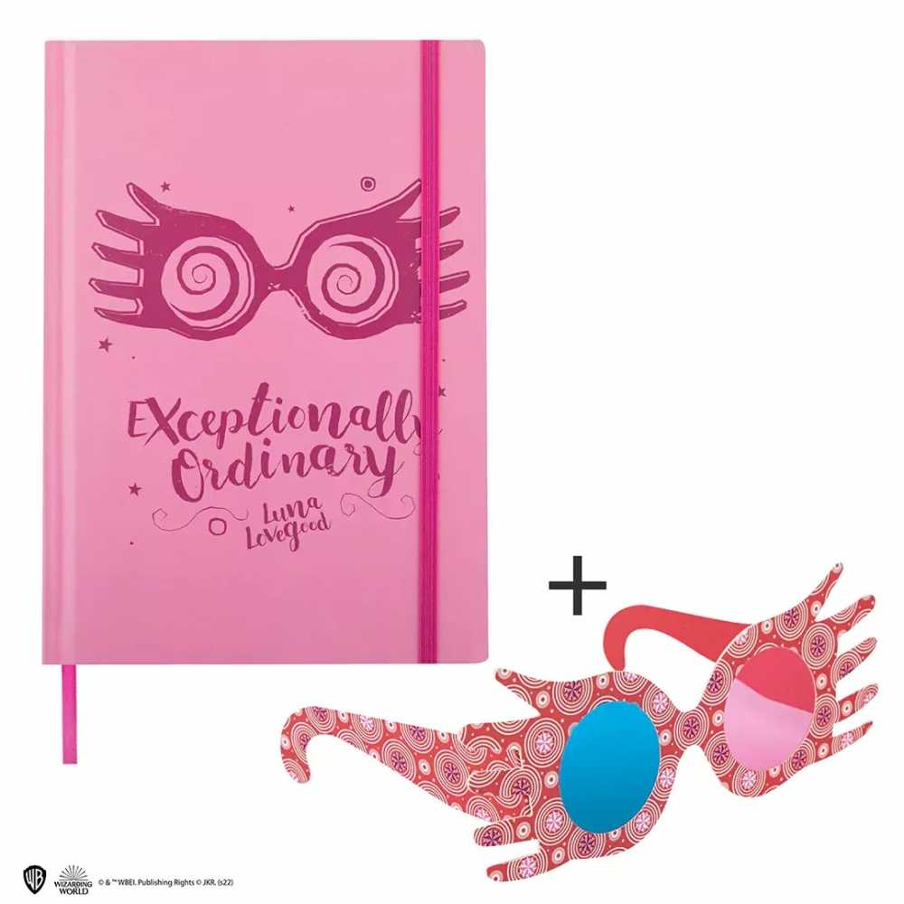 Hardcover-Notizbuch und Lesezeichen – Luna Lovegood - Exceptionally Ordinary