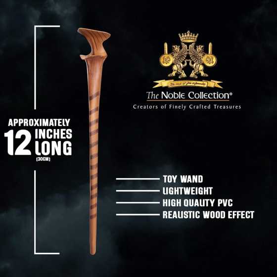 Zauberstab 30 cm & 3D-Lesezeichen – Nymphadora Tonks