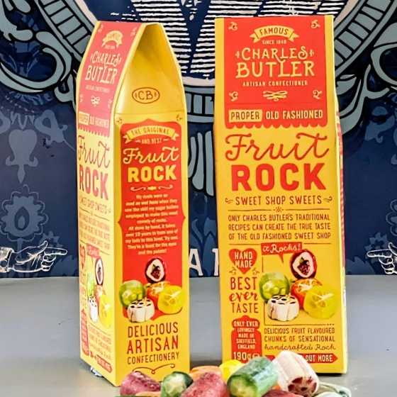Charles Butler – Fruit Rock Bonbons 190g