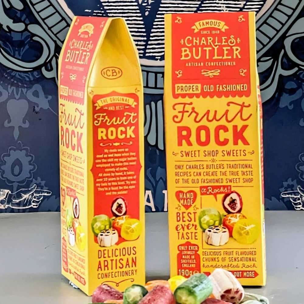 Charles Butler – Fruit Rock Bonbons 190g