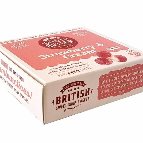 Charles Butler – Fraises & Crème sans sucre 75g