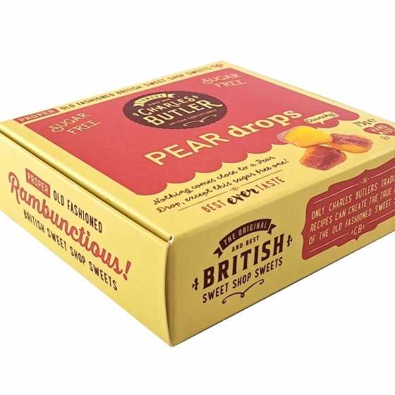 Charles Butler – Zuckerfreie Birnen Drops 75g