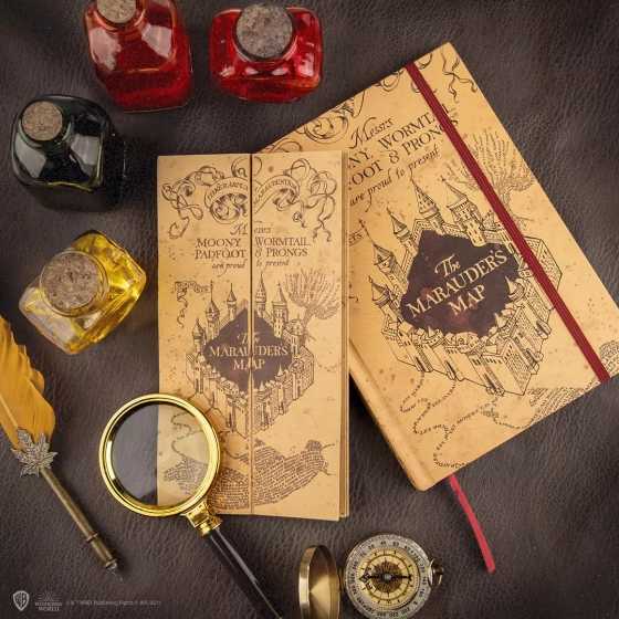 Carnet et petite réplique carte du Maraudeur inclus - Harry Potter - Harry Potter