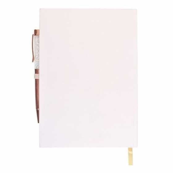 Journal de réflexion quotidienne Luna Moth avec stylo quartz