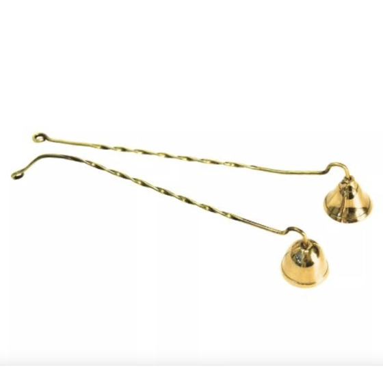 Éteignoir à bougie en laiton – outil élégant pour bougies artisanales (25 cm)