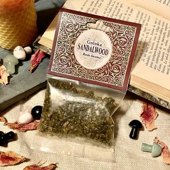 Encens en résine Goloka Santal