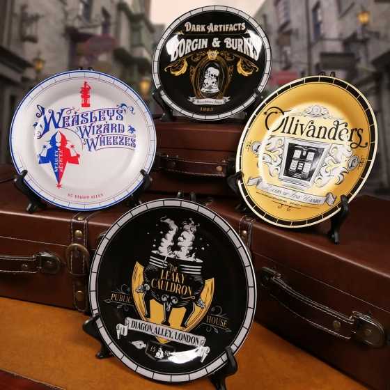 4er-Set Teller Diagon Alley – Harry Potter