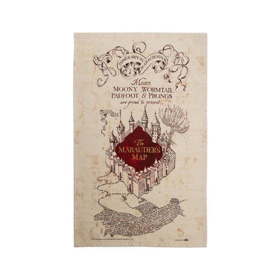 Küchenwäsche Karte des Marauders - Tea Towel The Marauder's Map - Harry Potter