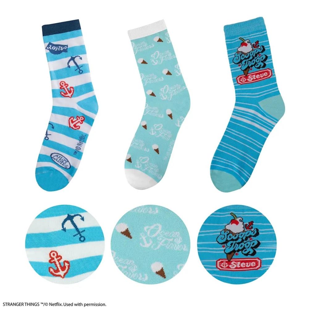 Set mit 3 Paar Socken „Scoops Ahoy“ – Stranger Things