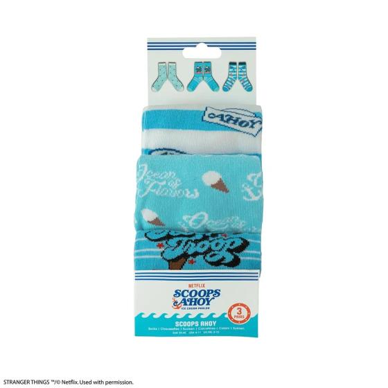 Set mit 3 Paar Socken „Scoops Ahoy“ – Stranger Things