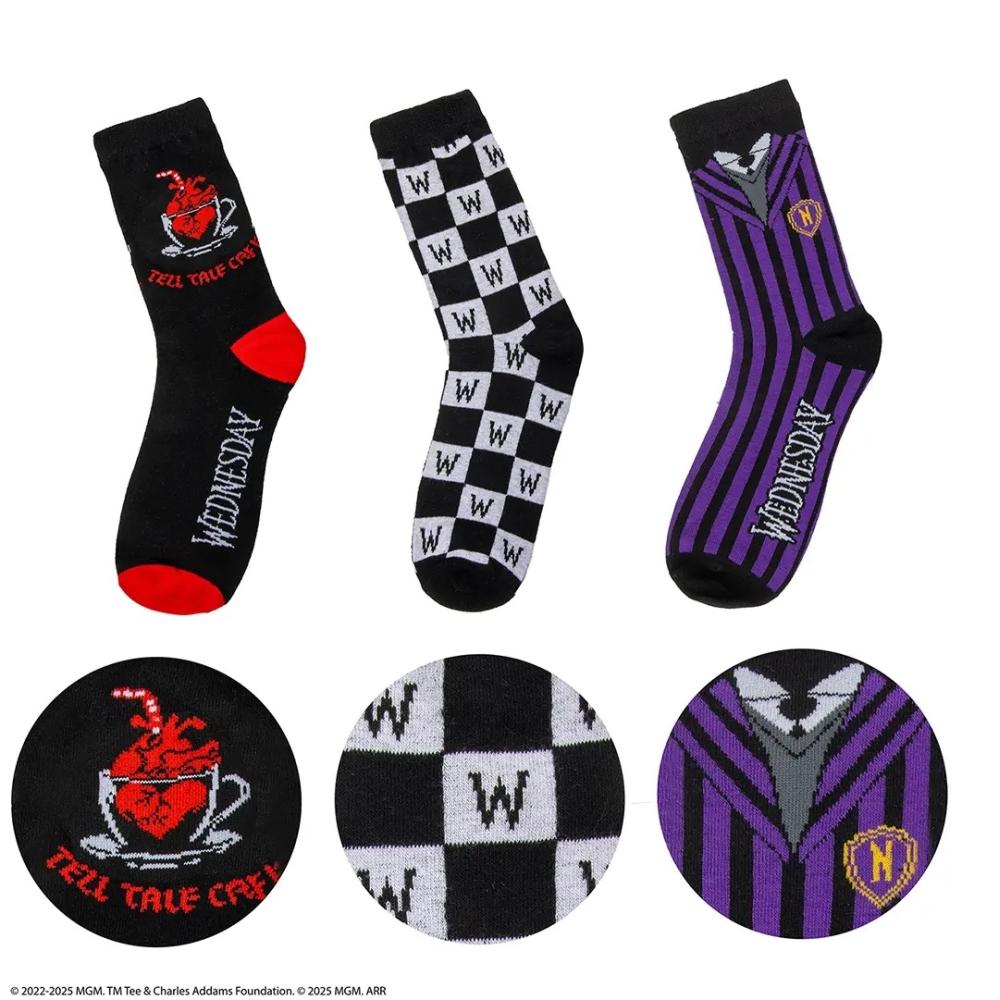 3er-Pack Socken – Wednesday