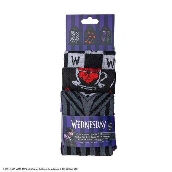 3er-Pack Socken – Wednesday