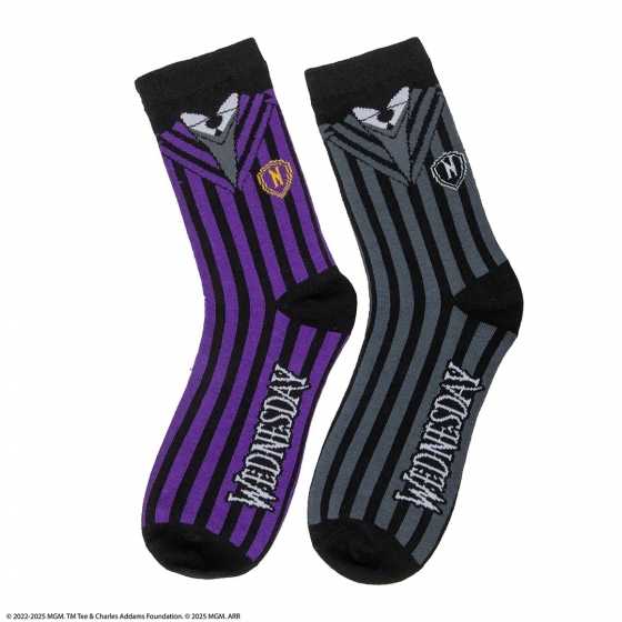 Lot 3 paires de chaussettes - Wednesday