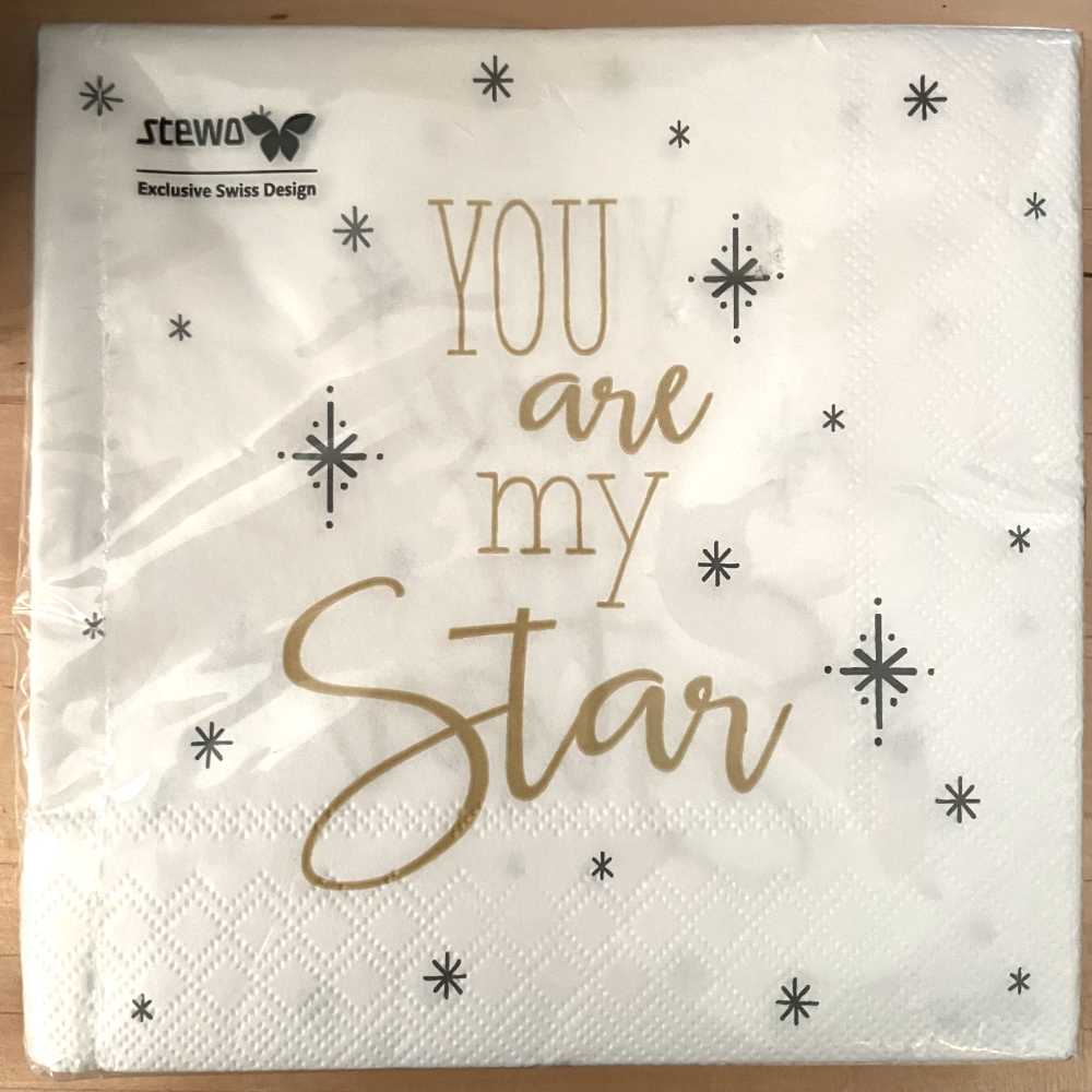 Serviettes You are my Star