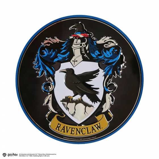 Plaque ronde en aluminium Serdaigle - Harry Potter