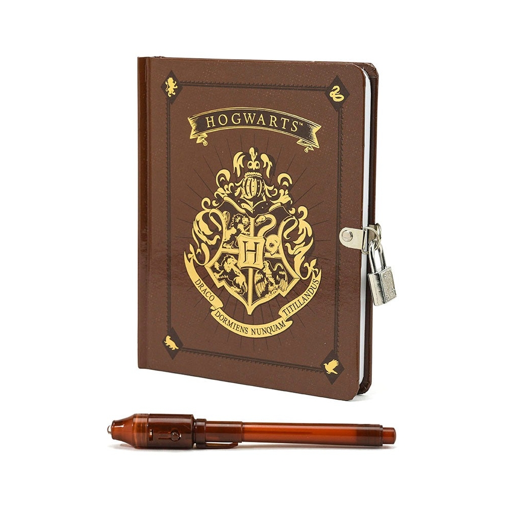 Journal intime Hogwarts Lock & Key - Harry Potter - Mon journal secret (avec encre invisible)