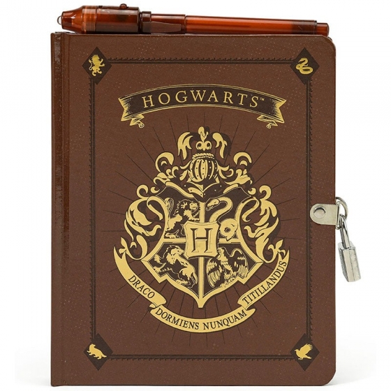 Journal intime Hogwarts Lock & Key - Harry Potter - Mon journal secret (avec encre invisible)