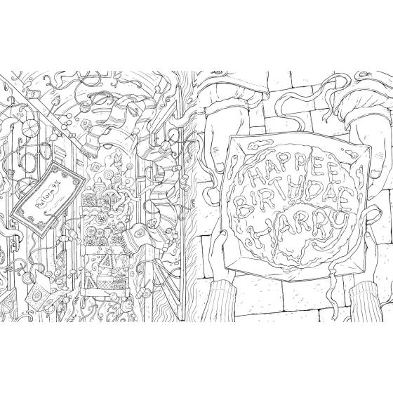 Das offizielle Malbuch „Magische Leckereien“ – Harry Potter