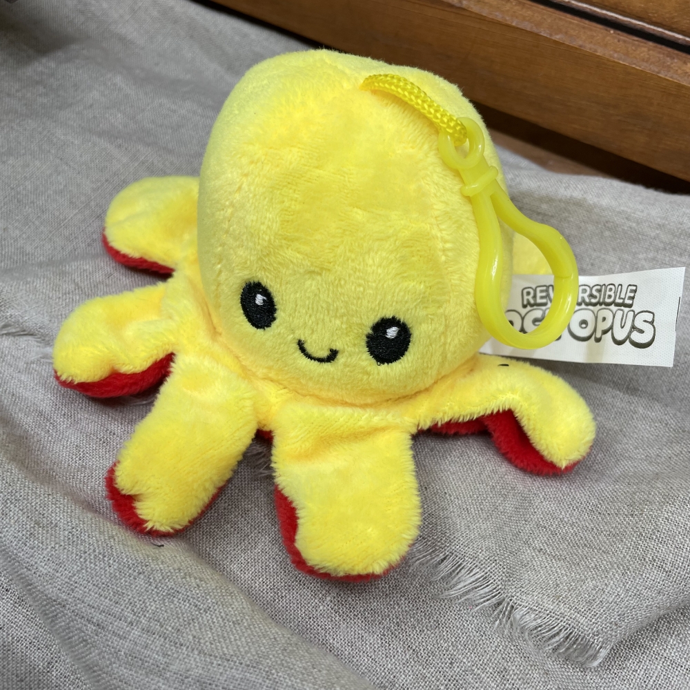Peluche clip Octopus 12 cm