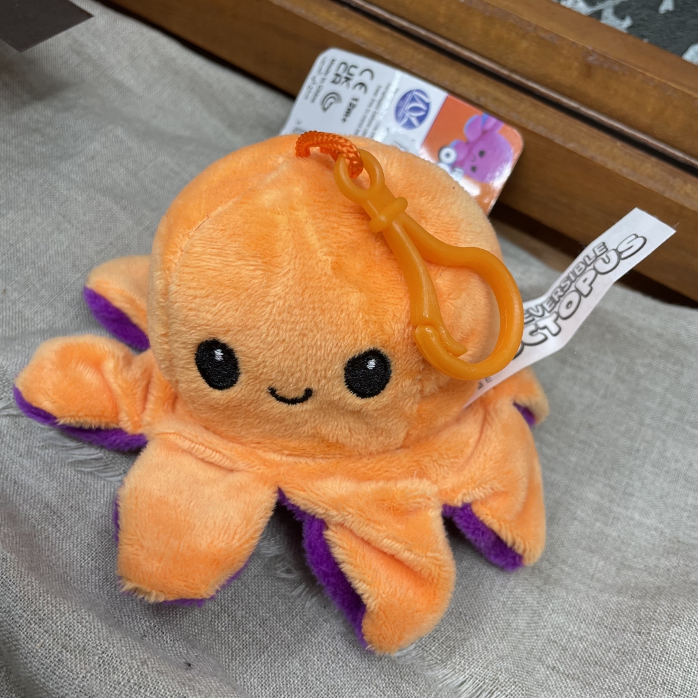 Oktopus-clip Plüsch 12 cm