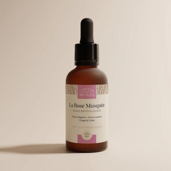 Huile de Rose Musquée BIO - Revitalisante - 50 ml