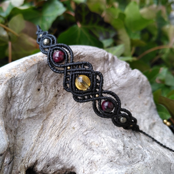 Erfolg und Gelingen - Armband - Micro macrame