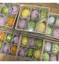 Lot oeufs de pâques colorés - Liquidation