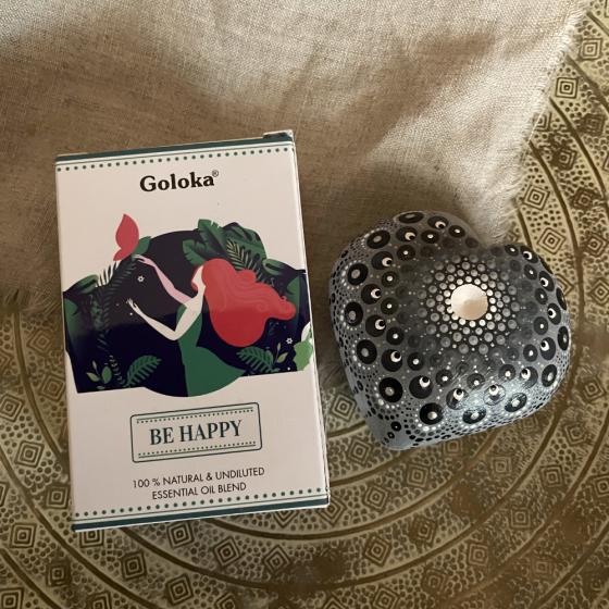 Artisanales Duftset – Be Happy & Herz-Duftstein