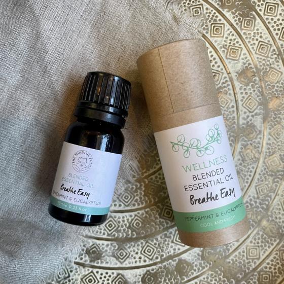Breathe Easy - Mélange d'Huiles essentielles Menthe poivrée et Eucalyptus
