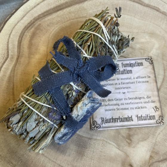 Intuition & guidance – Bâton de fumigation – Sauge blanche, lavande & cyanite bleue