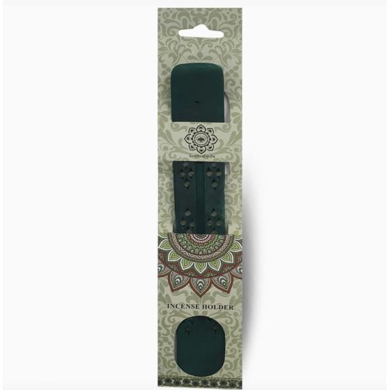 Porte-encens en bois coloré