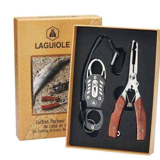 Laguiole Fischer-Set – Multifunktionszange & Hakenlöser