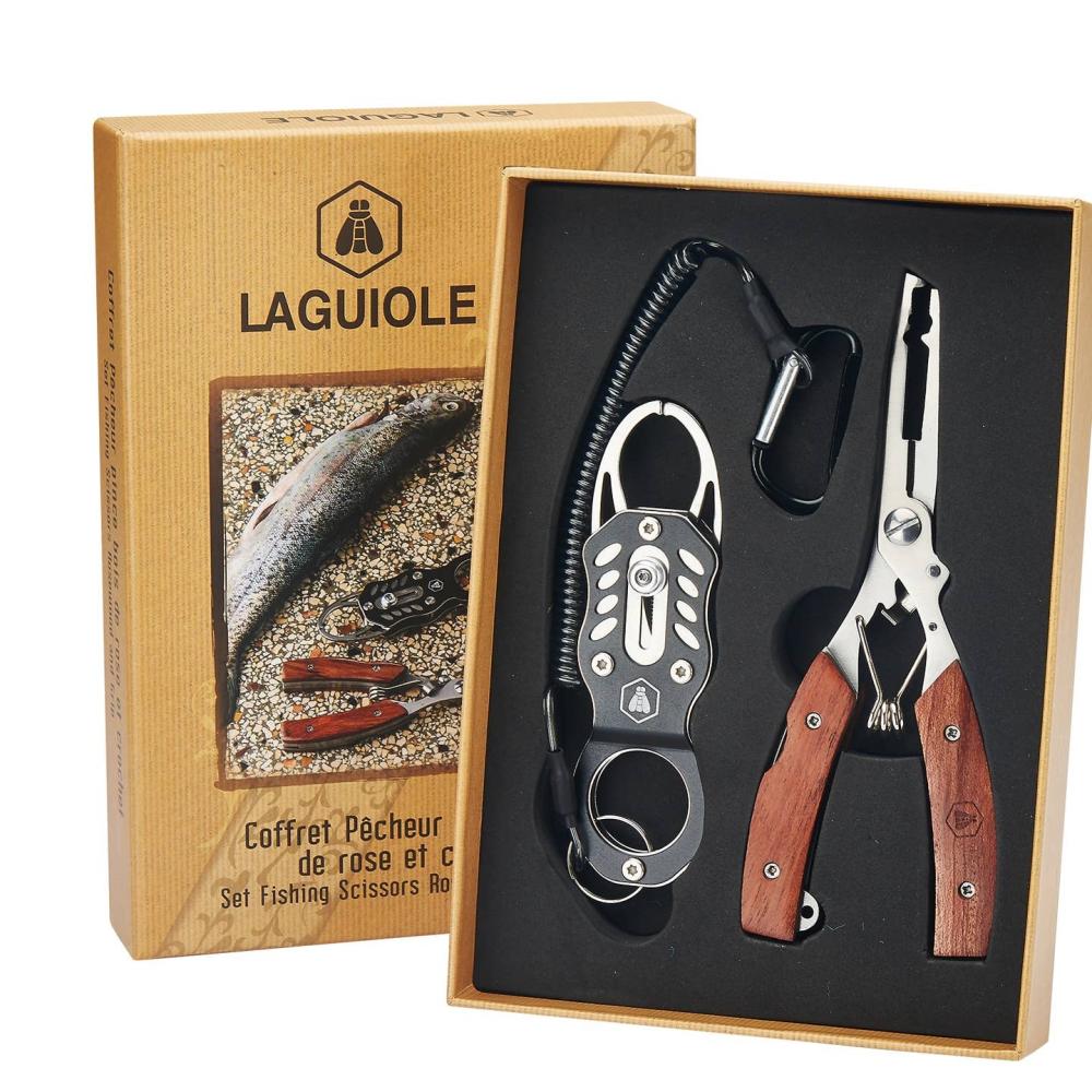 Laguiole Fischer-Set – Multifunktionszange & Hakenlöser