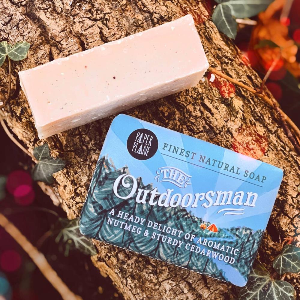 The Outdoorsman Naturseife – Zedernholz & Muskatnuss