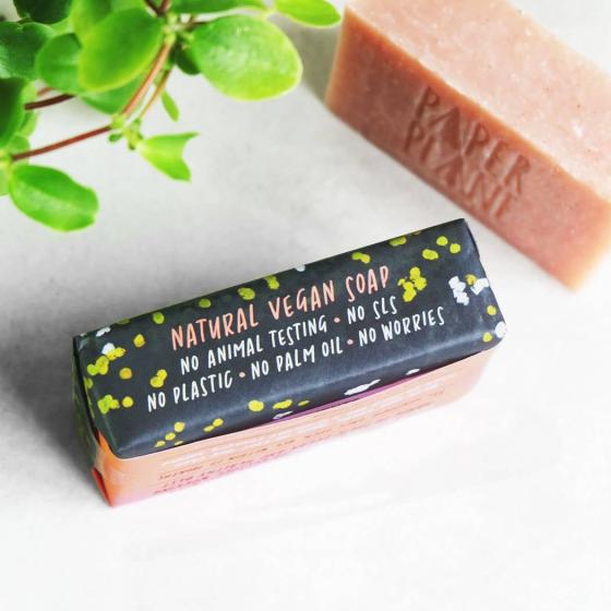 Gärtnerseife – Rosengeranie, 100 % natürlich & vegan