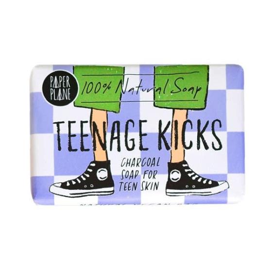 Savon Teenage Kicks – Charbon & citron vert, naturel & végan