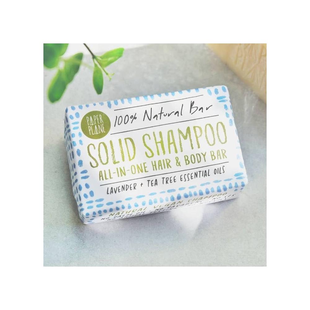 Shampoing solide naturel – Lavande & arbre à thé