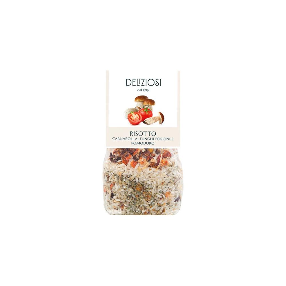 Risotto Carnaroli ai funghi porcini e pomodori von Deliziosi