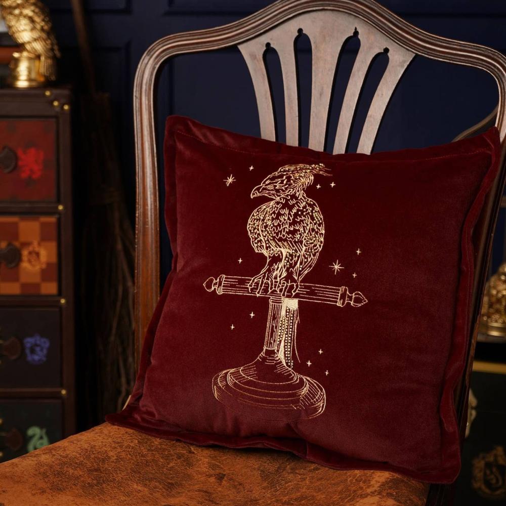 Coussin en velour Fumseck - Alumni Harry Potter