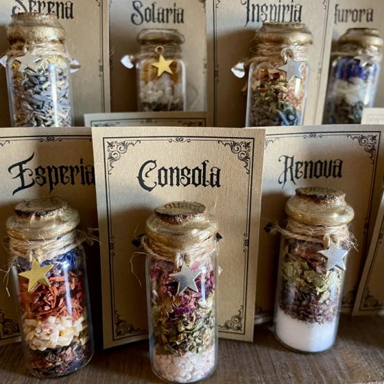 Talismanfläschchen – 11 symbolische Themen zur Auswahl