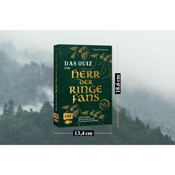 Das quiz für Herr der Ringe Fans - 300 Fragen, Spielenvorlagen, Fun-Facts & mehr!
