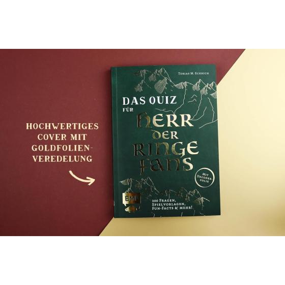 Das quiz für Herr der Ringe Fans - 300 Fragen, Spielenvorlagen, Fun-Facts & mehr!
