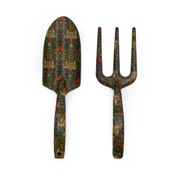 Coffret de jardinage William Morris Snakeshead – Truelle et fourche à main