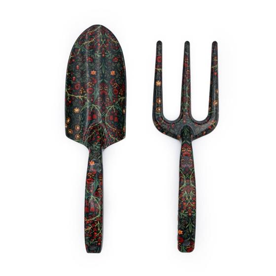 Coffret de jardinage William Morris Blackthorn – Truelle et fourche à main