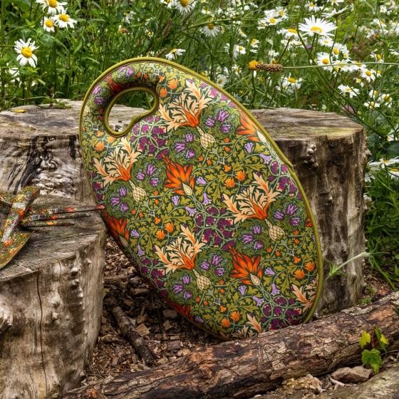 Garten-Kniekissen William Morris Snakeshead  – Memory-Schaum Komfortkissen