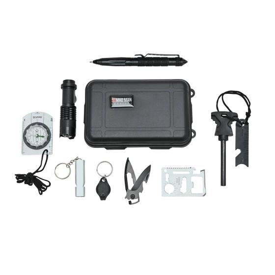 Mad Man Outdoor – 8-teiliges Survival-Kit