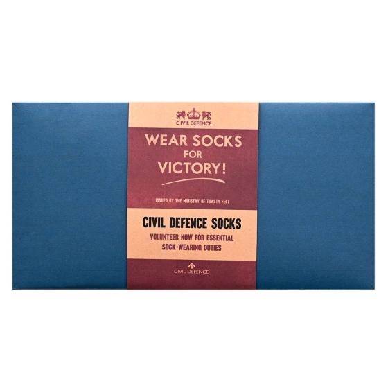 Coffret de 4 paires de Chaussettes - Civil Defence Socks